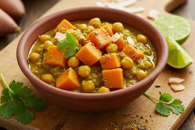 Chickpea and Sweet Potato Curry