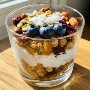 Homemade Granola & Yogurt Parfait