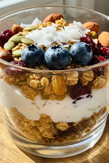 Homemade Granola & Yogurt Parfait
